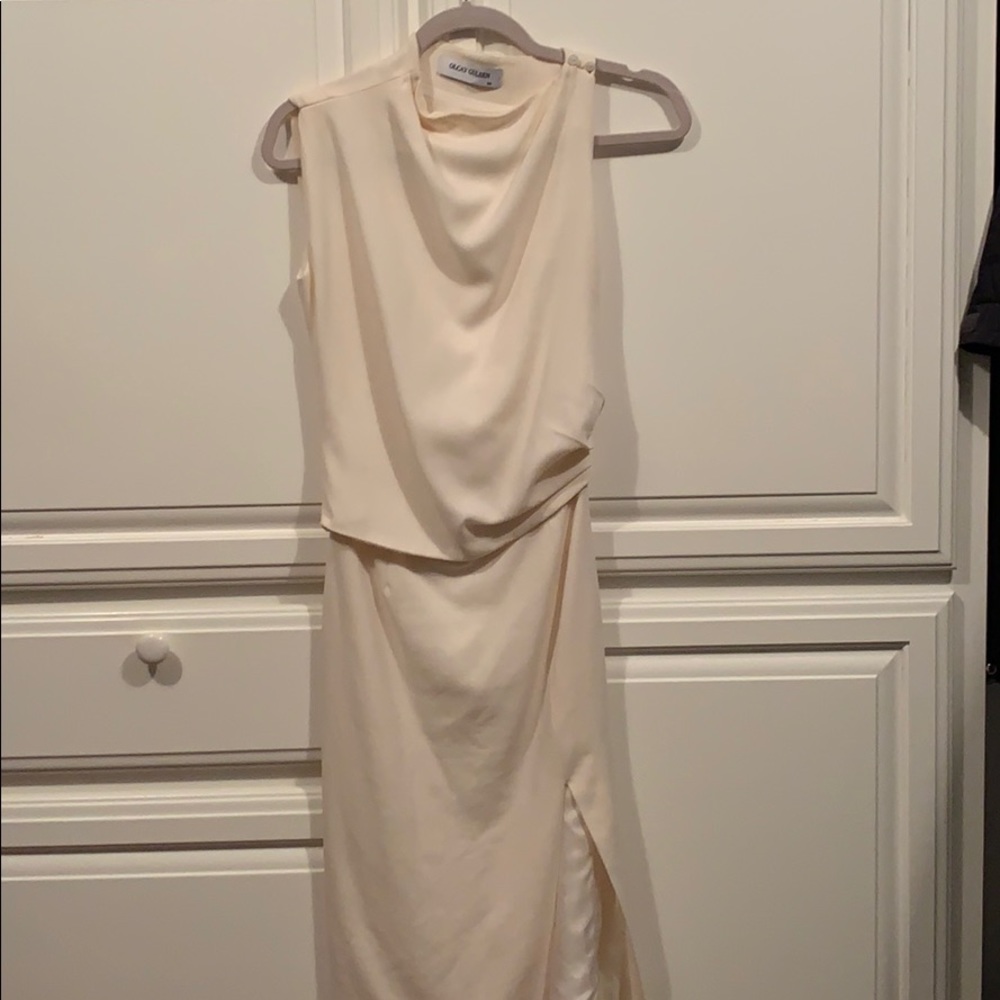 Olcay Gulsen off white dress